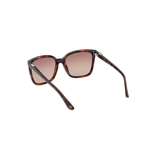 Guess Jeans Brown Injected Women Sunglasses