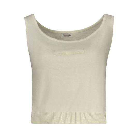 Guess Jeans White Polyester Shirt