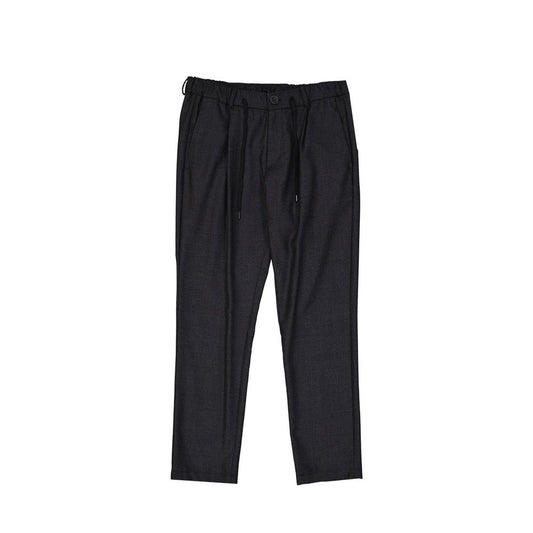 Herno Gray Wool Casual Pants