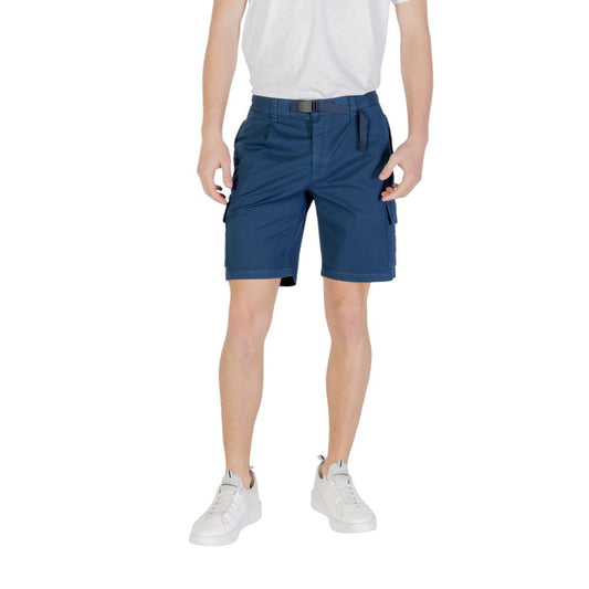 Hugo Boss Blue Cotton Bermuda