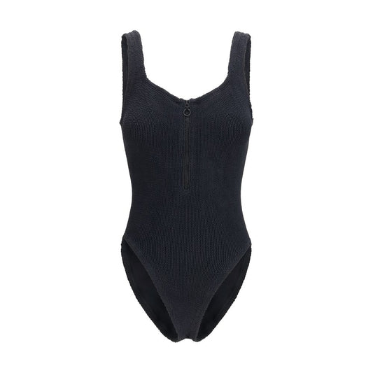 Hunza G Black Polyamide One-Piece Swimsuit