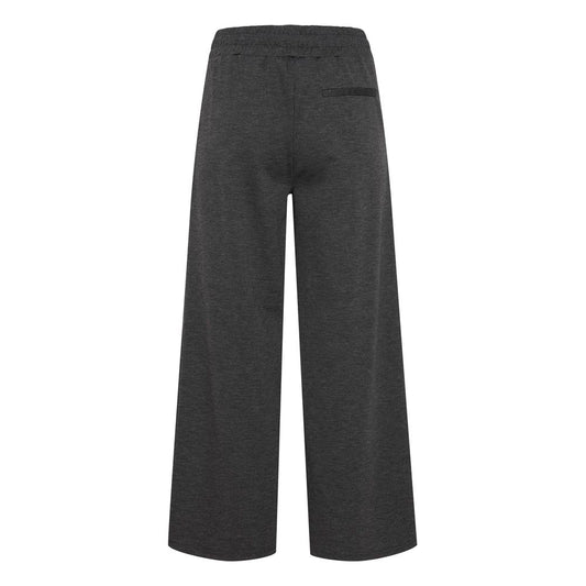 ICHI Gray Recycled Polyester Pant