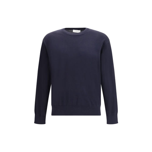 Laneus Blue Cotton Sweatshirt