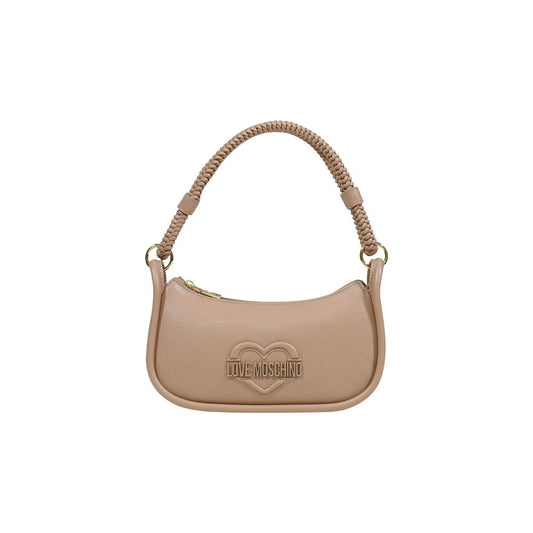 Love Moschino Beige Polyethylene Handbag