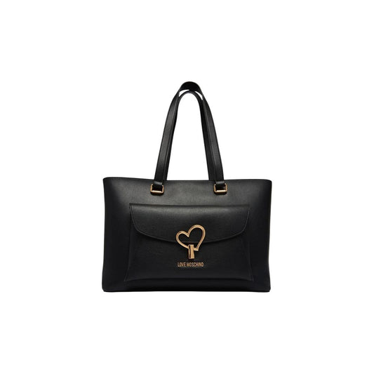 Love Moschino Black Polyethylene Handbag
