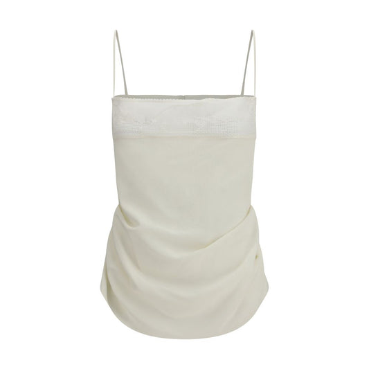 Magda Butrym Beige Silk Top