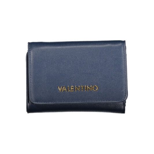 Mario Valentino Blue Polyethylene Wallet