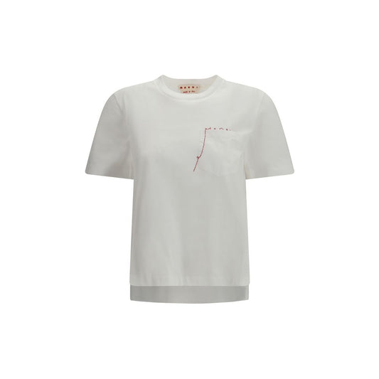 Marni White Cotton T-Shirt