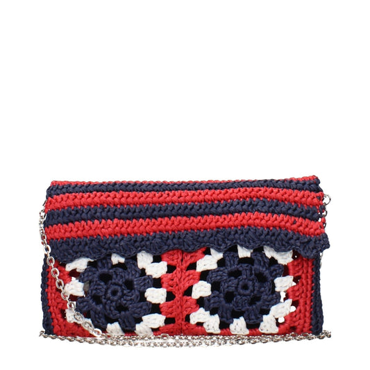 Miu Miu Multicolor Raffia Clutch Bags