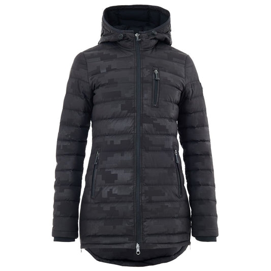 Moose Knuckles Black Nylon Coat