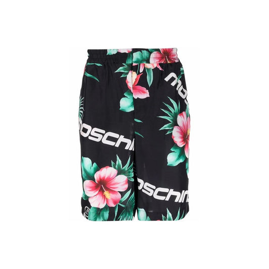Moschino Couture Black Silk Shorts
