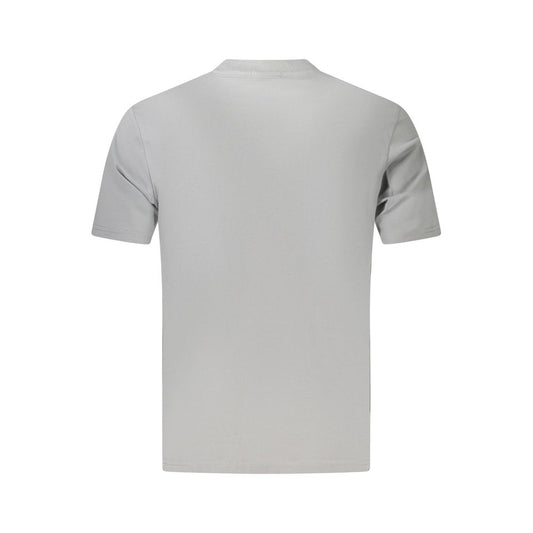 Napapijri Grigio Cotton Men T-Shirt