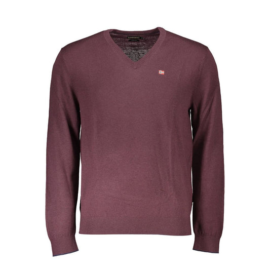 Napapijri Red Wool Sweater