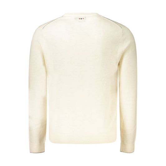 Napapijri White Wool Sweater