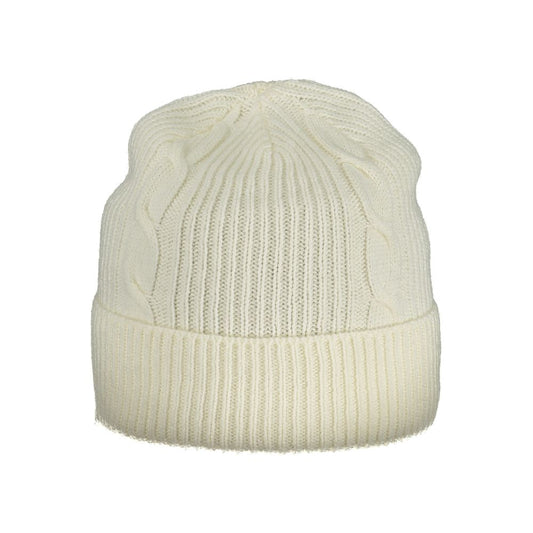 North Sails White Wool Beanie