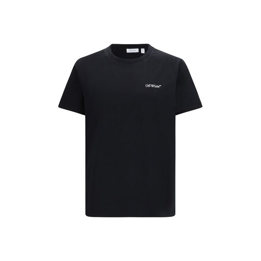 Off-White Black Cotton T-Shirt
