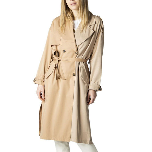 Only Beige Polyester Jackets & Coat