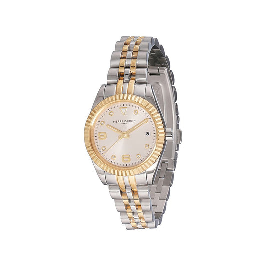 Pierre Cardin Gray Stainless Steel Dress Watch