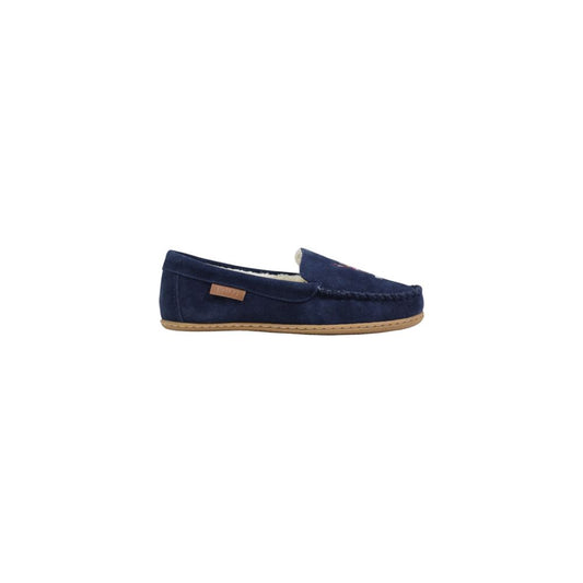 Ralph Lauren Blue Suede Leather Slippers