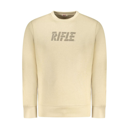 Rifle Beige Cotton Sweatshirt