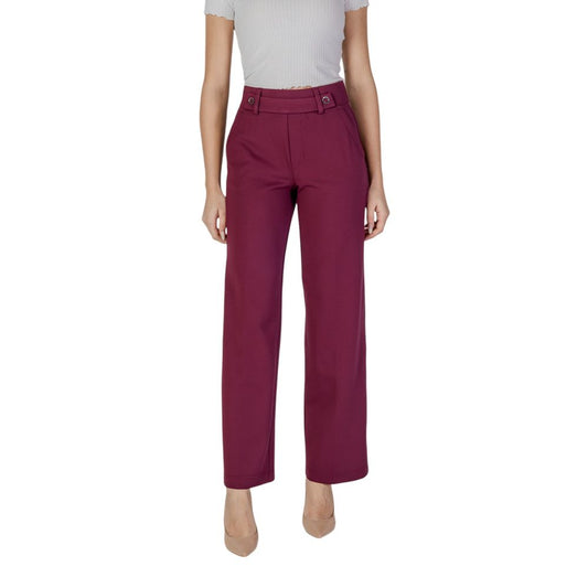 Street One Purple Viscose Pant