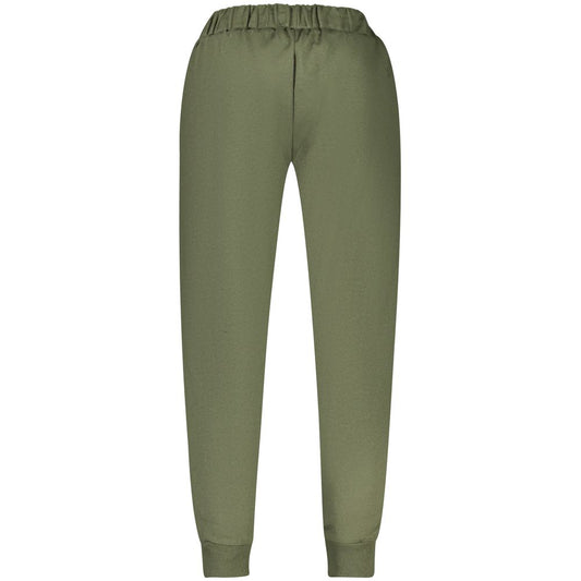 Superga Green Cotton Joggers Workout Pants