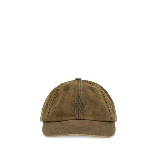 The Attico Brown Cotton Cap Baseball Hat