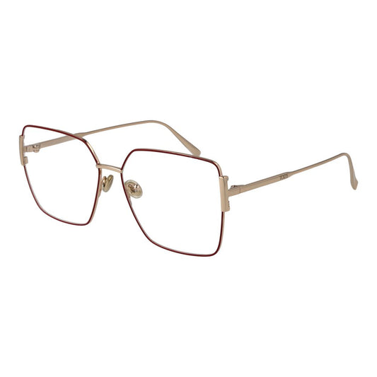 Tod's Red Metal Glasses Frames