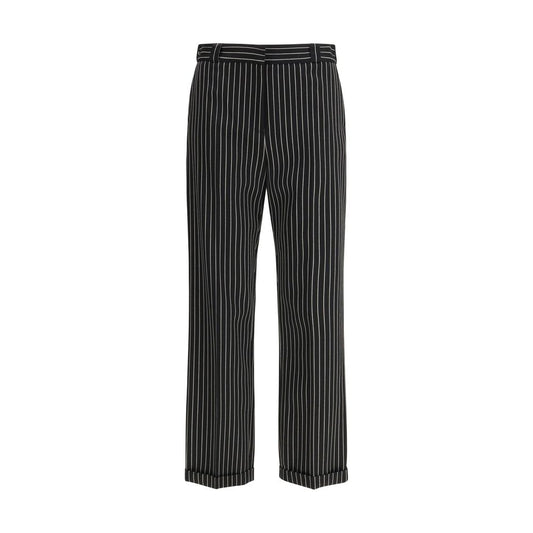 Tom Ford Black Wool Casual Pants