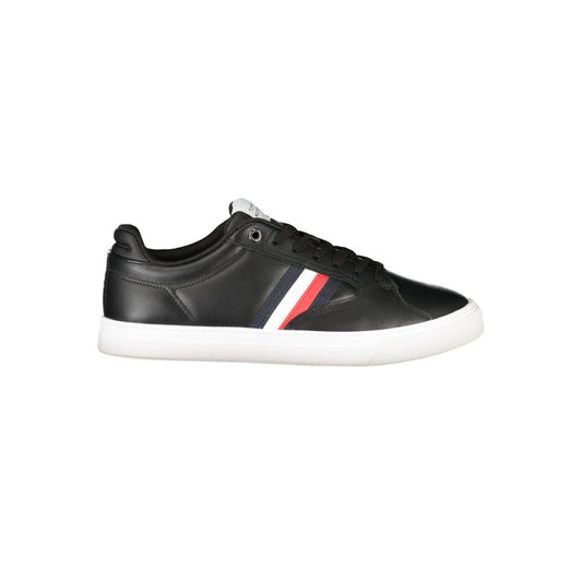 Tommy Hilfiger Black Polyester Sneaker