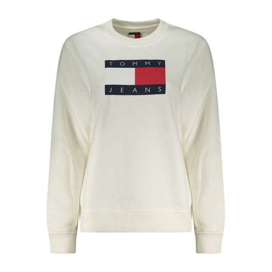 Tommy Hilfiger White Cotton Sweatshirt