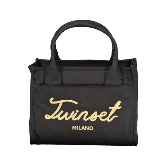 Twinset Black Cotton Women Handbag