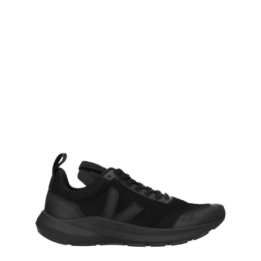 Veja Black Fabric Sneakers