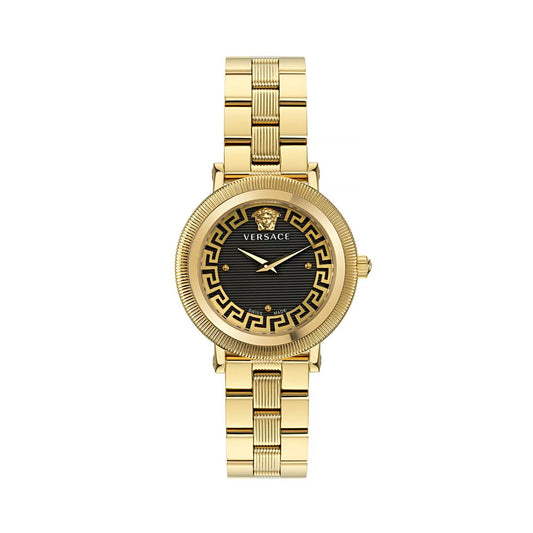 Versace Gold Stainless Steel Dress Watch