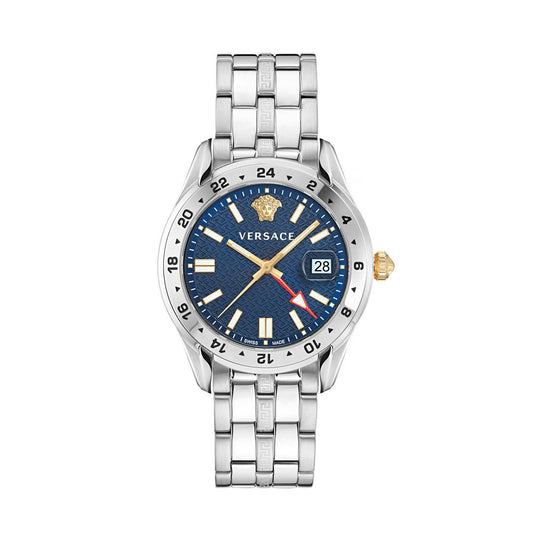 Versace Gray Stainless Steel Dress Watch