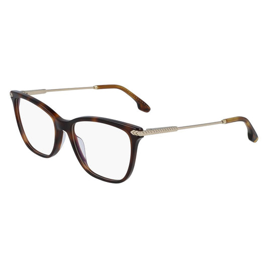 Victoria Beckham Brown Acetate Glasses Frames