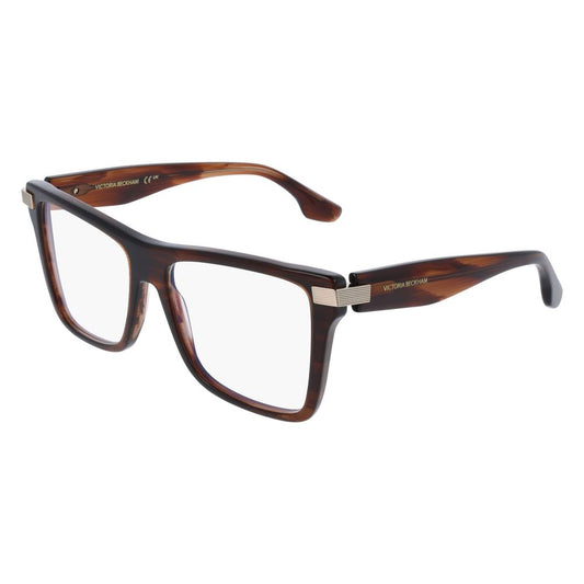 Victoria Beckham Brown Acetate Glasses Frames