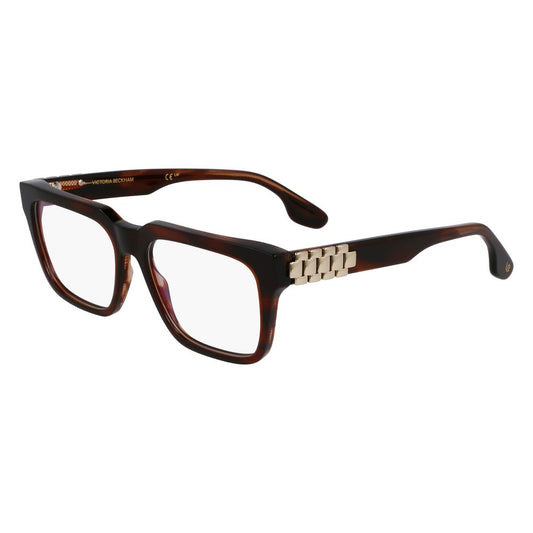 Victoria Beckham Brown Acetate Glasses Frames