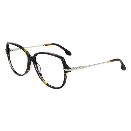 Victoria Beckham Brown Acetate Glasses Frames