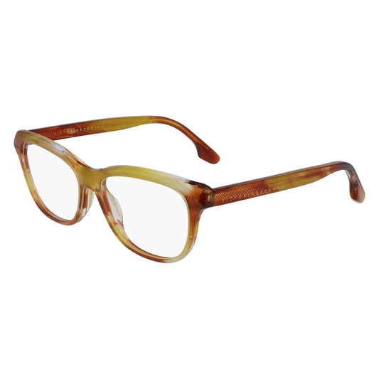 Victoria Beckham Gold Acetate Glasses Frames