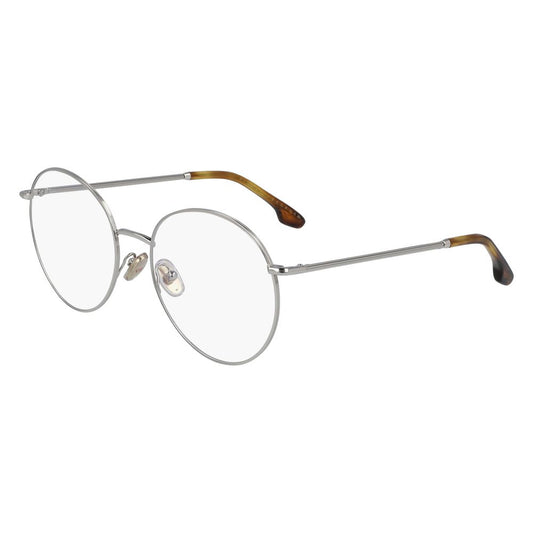 Victoria Beckham Gray Metal Glasses Frames