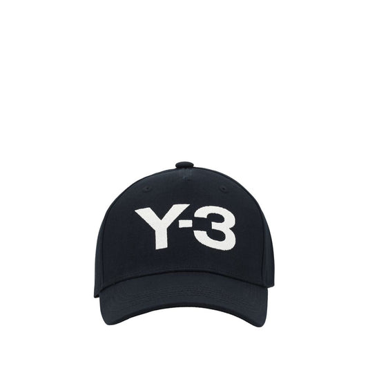 Y-3 Black Cotton Cap Baseball Hat