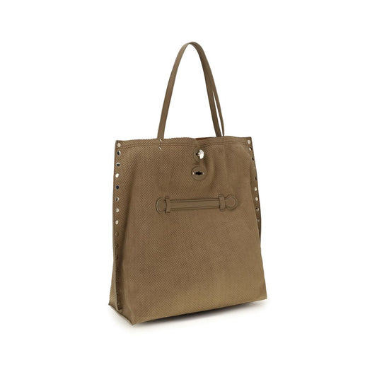 Zanellato Beige Calf Leather Bos Taurus Handbag