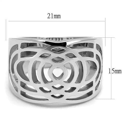 Women Stainless Steel No Stone Rings TK3039 Jewelry & Watches Lavender Birch