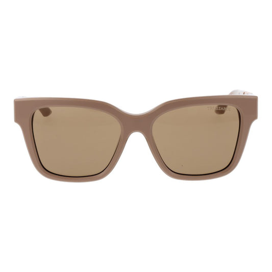 Trussardi Beige Acetate Sunglasses