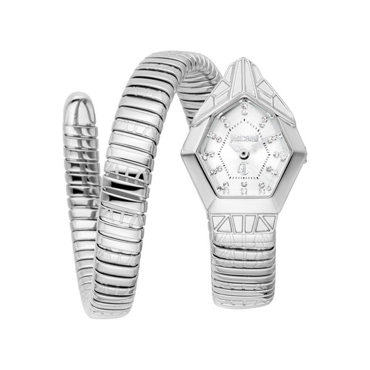 Just Cavalli Gray Stainless Steel Dress Watch