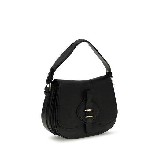Coccinelle Black Calf Leather Bos Taurus Handbag