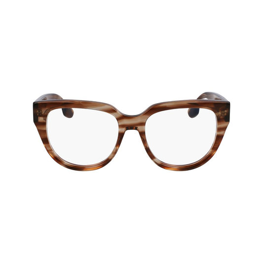 Victoria Beckham Brown Acetate Glasses (Frames)