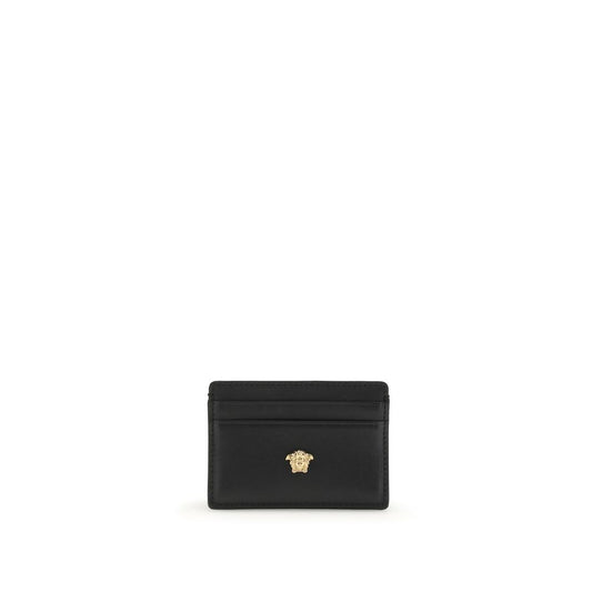 Versace Black Calf Leather Bos Taurus Wallet