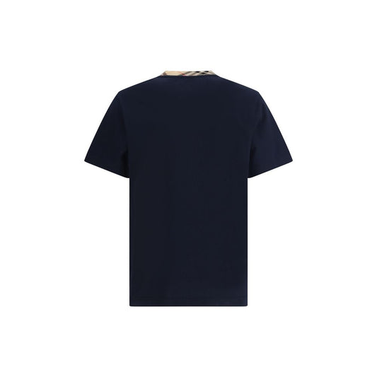 Burberry Blue Cotton T-Shirt